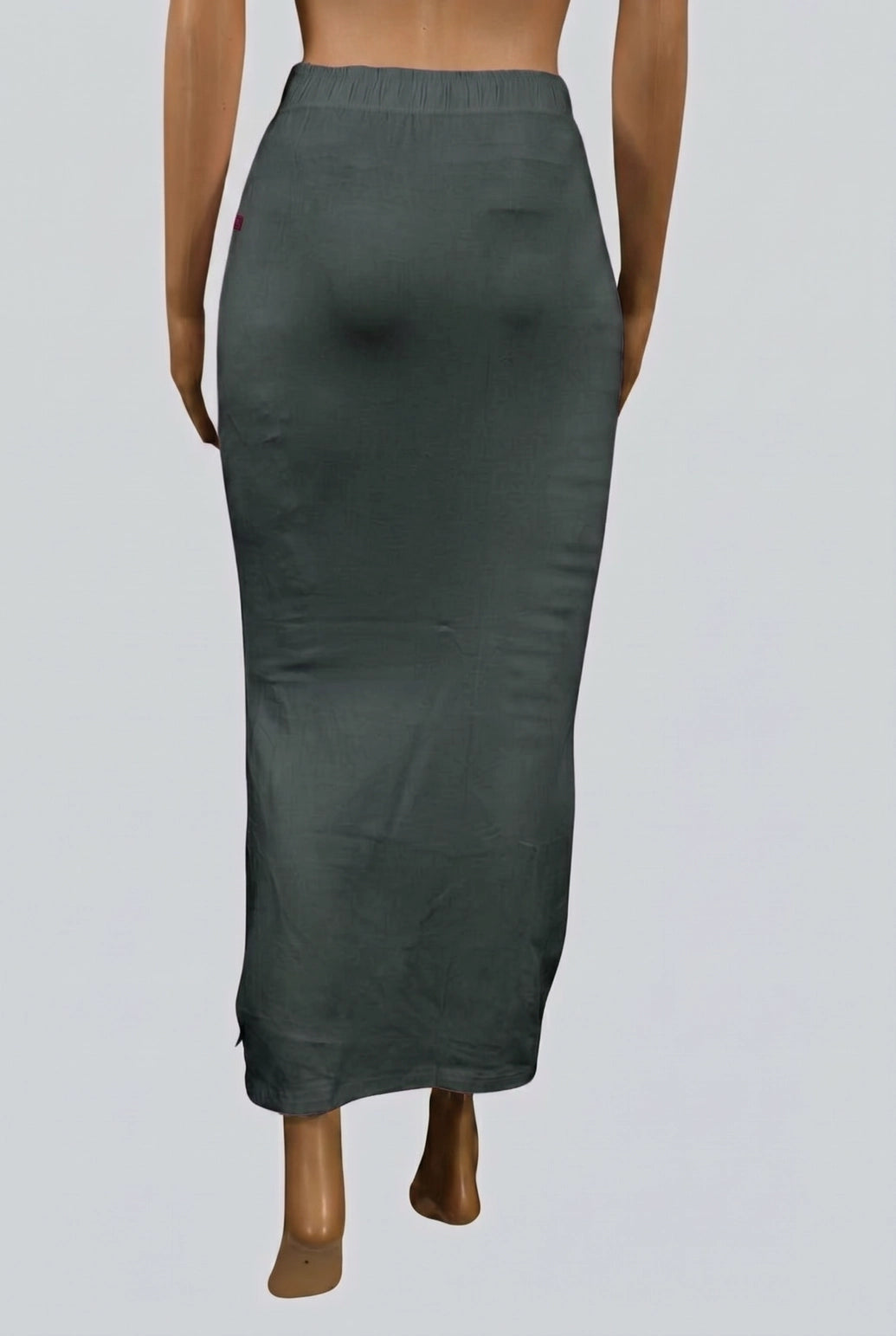 Dark Green Shapeware Petticoat with Side Cut for Smooth Fit and Comfort