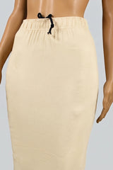 Cream 4-Way Lycra Shapewear Inskirt for Women, High Support Slimming Skirt for Daily and Party Wear