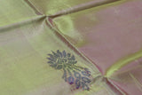 Banana Pith (Vaazhai Naar) Borderless Saree - Light Mehendi Green with Small Butta & Tassels