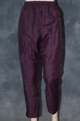 Roman Silk Wine Embroidered 3-Piece Kurta Set with Printed Digital Dupatta and Sequin Zari Handwork Kurti JCS Fashions