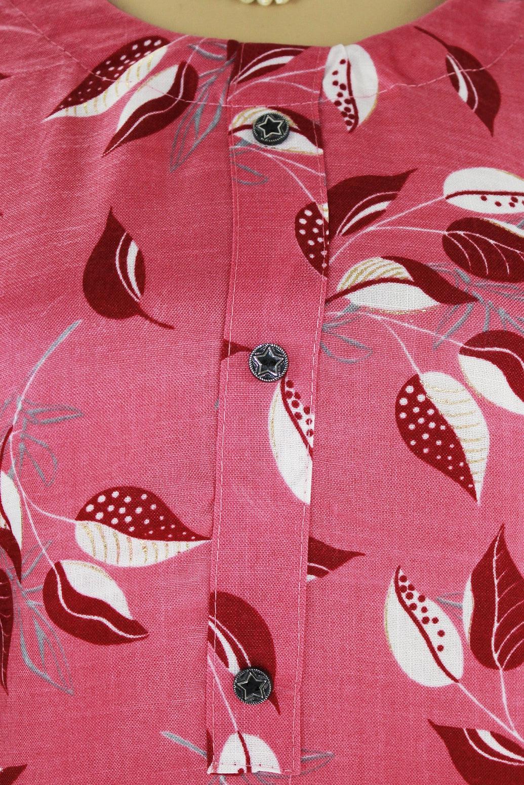 Elegant Amaranth Pink Cotton Kurta Set for Women