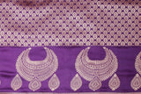 Coconut Silk saree - Silk fabric saree and beautiful jhumka design weaving in pallu and border, saree comes with blouse