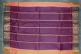 Orange Emboss Silk Saree with Traditional Border Design, Semi Silk Festive Wear for Women