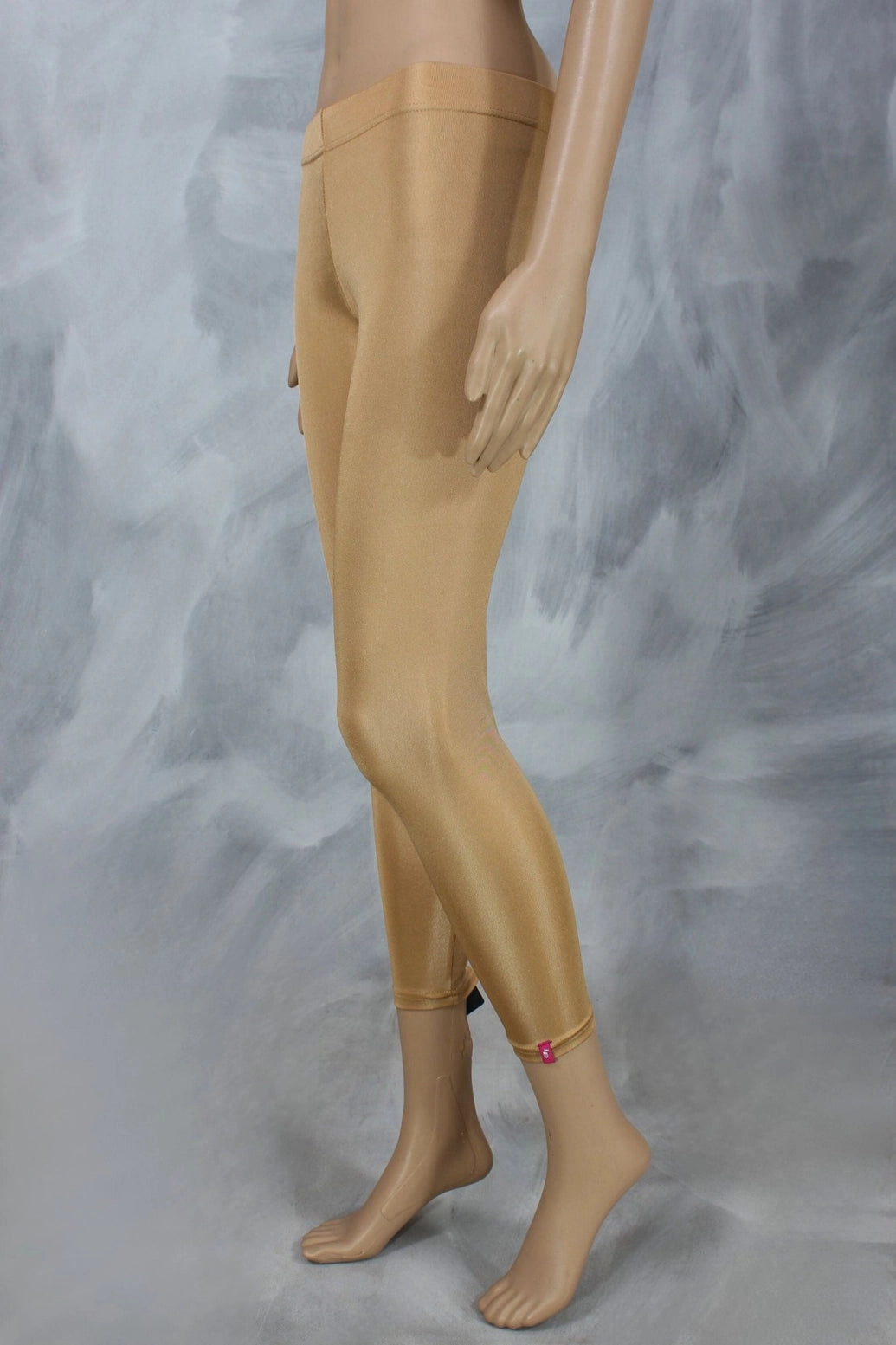 Stone Shimmer Ankle-Length Leggings for Women | 80% Polyester 20% Spandex