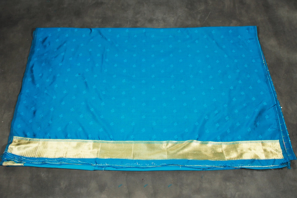 Kamal Paithani Silk Floral Design Pallu Saree With Design Border, Full body small floral butties,  saree comes with blouse