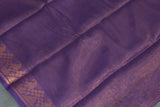 Pink Sungudi Cotton Saree with Purple Gold-Tone Zari Border, Vaira Oosi Diamond Pattern Saree JCS Fashions