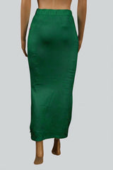 Pakistan Green 4 Way Lycra Shapewear Inskirt for Women with Stretch Waist and Long Length