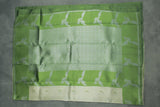 Beige & Green Kubera Silk Pattu Saree with Zari Border and Bird Design Blouse