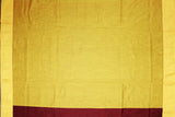 Maroon Kalyani Cotton Saree with Puttam Design and Zari Border and Blouse