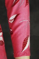 Elegant Amaranth Pink Cotton Kurta Set for Women