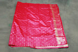 Dark Pink Paithani Tissue Fabric Saree with Zari Weaving and Blouse