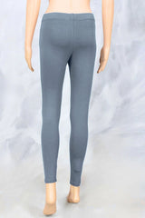 Steel Grey Ankle Length 4-Way Lycra Leggings for Women