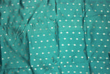 Paithani Tissue Fabric Saree with Zari Weaving Work, Rama Blue Saree with Blouse