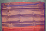 Red Pink Bridal Kumbh Bakasara Pattu Saree with Full Body Zari Work and Traditional Border