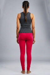 Ultra-Soft Cotton Blend Leggings for Casual and Athleisure Wear - AI Model Photo 2