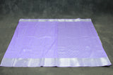 Lavender Bridal Vaira Oosi Soft Silk Saree with Silver Zari Border and Blouse