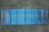 Blue Vaazhai Naar (Banana Pith) Saree with Zari Border and Small Buttas