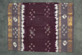 Purple Pure Sungudi Cotton Saree with Bandhani Tie-Dye and Golden Zari Traditional Motif Border Saree JCS Fashions
