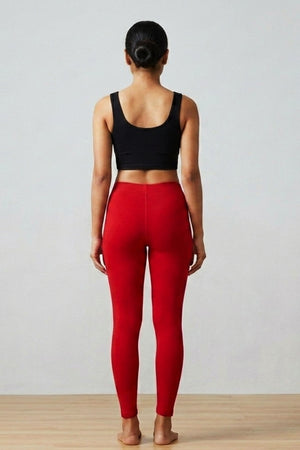 Ankle-Length Leggings in 4-Way Lycra for Ultimate Comfort & Flexibility