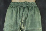 Green Rayon Silk Embroidered 2-Piece Kurti Set with V-Neck and Elastic Pant - Traditional Festive Wear