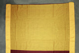 Maroon Kalyani Cotton Saree with Puttaput Design and Zari Border with Blouse