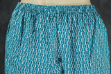 Cotton Blue 2 Piece Kurta Set with Beautiful Printed Design