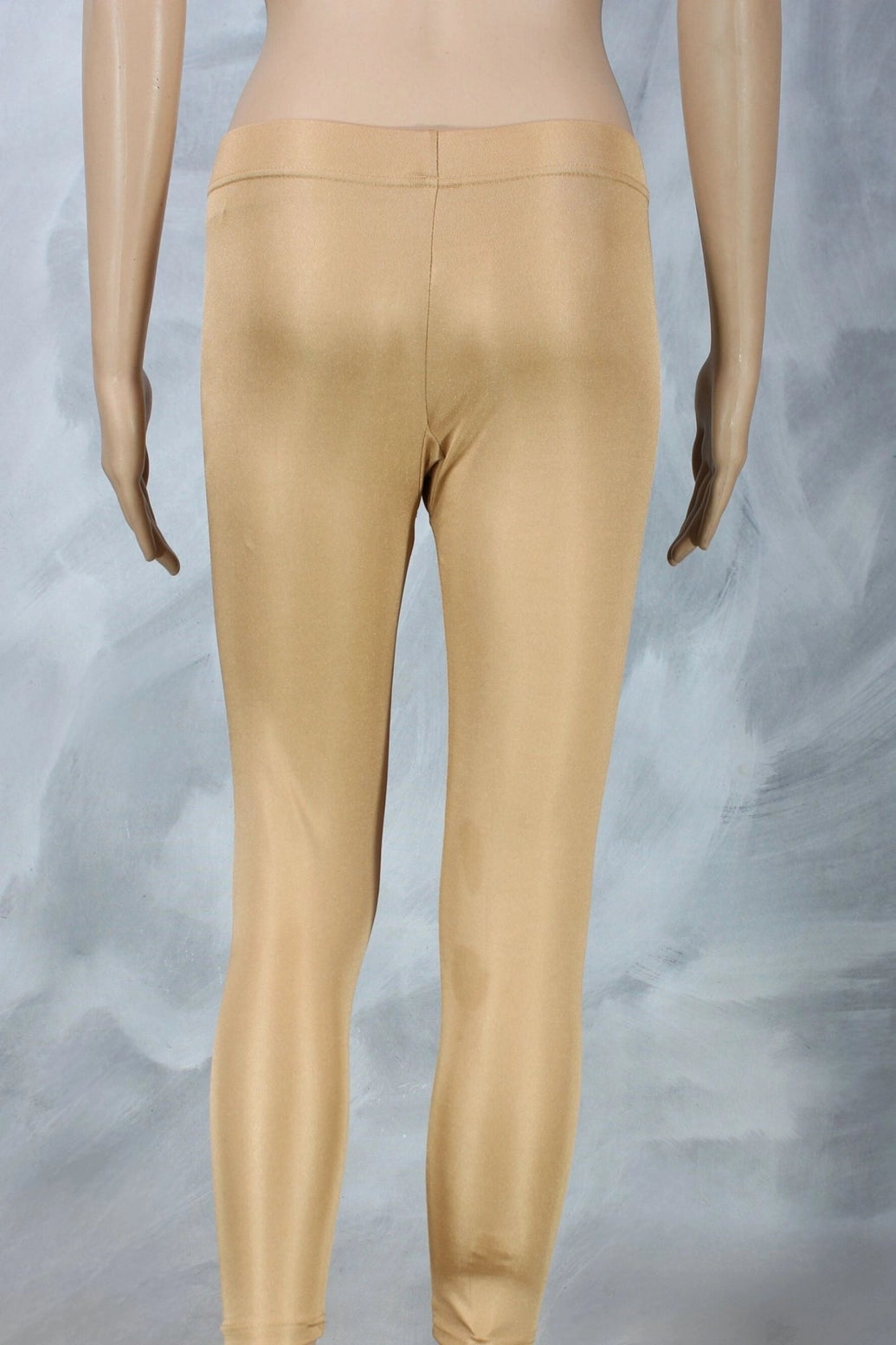 Stone Shimmer Ankle-Length Leggings for Women | 80% Polyester 20% Spandex