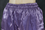 Purple Rayon Silk Embroidered Kurti Set - 2-Piece Top with Elastic Pant