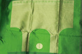 Mehendi Green Paithani Pure Silk Peacock Design Pallu Saree with Zari Woven Border