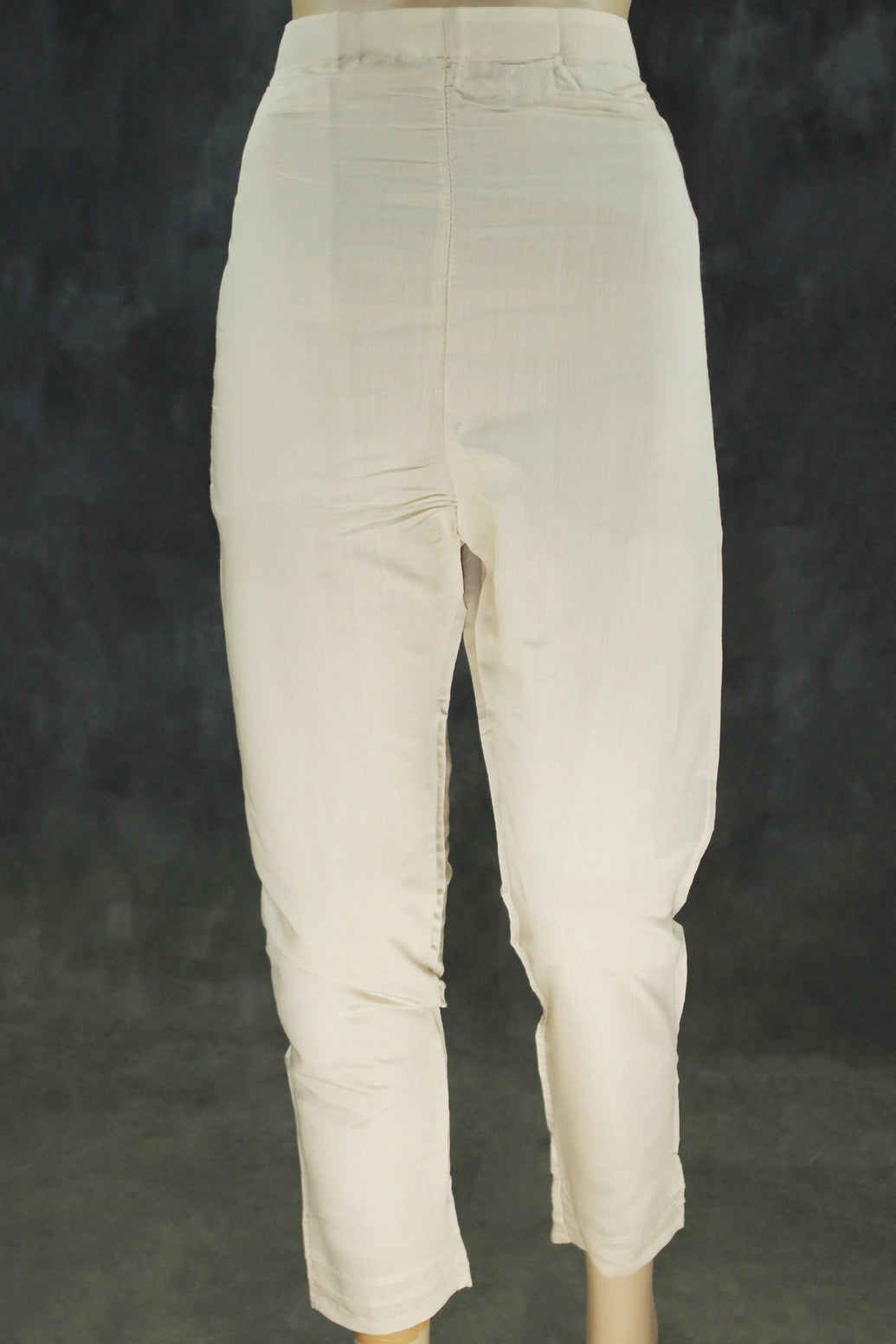 Sandal Roman Silk 3-Piece Kurti Set with Organza Work Top, Elastic Pant & Embroidered Dupatta