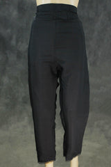 Black Organza 3-Piece Salwar Suit Set with Khatli Work Kurti, Roman Silk Bottom & Border Dupatta