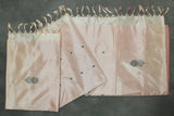 Beige Vaazhai Naar (Banana Pith) Saree with Small Butta - Borderless Traditional