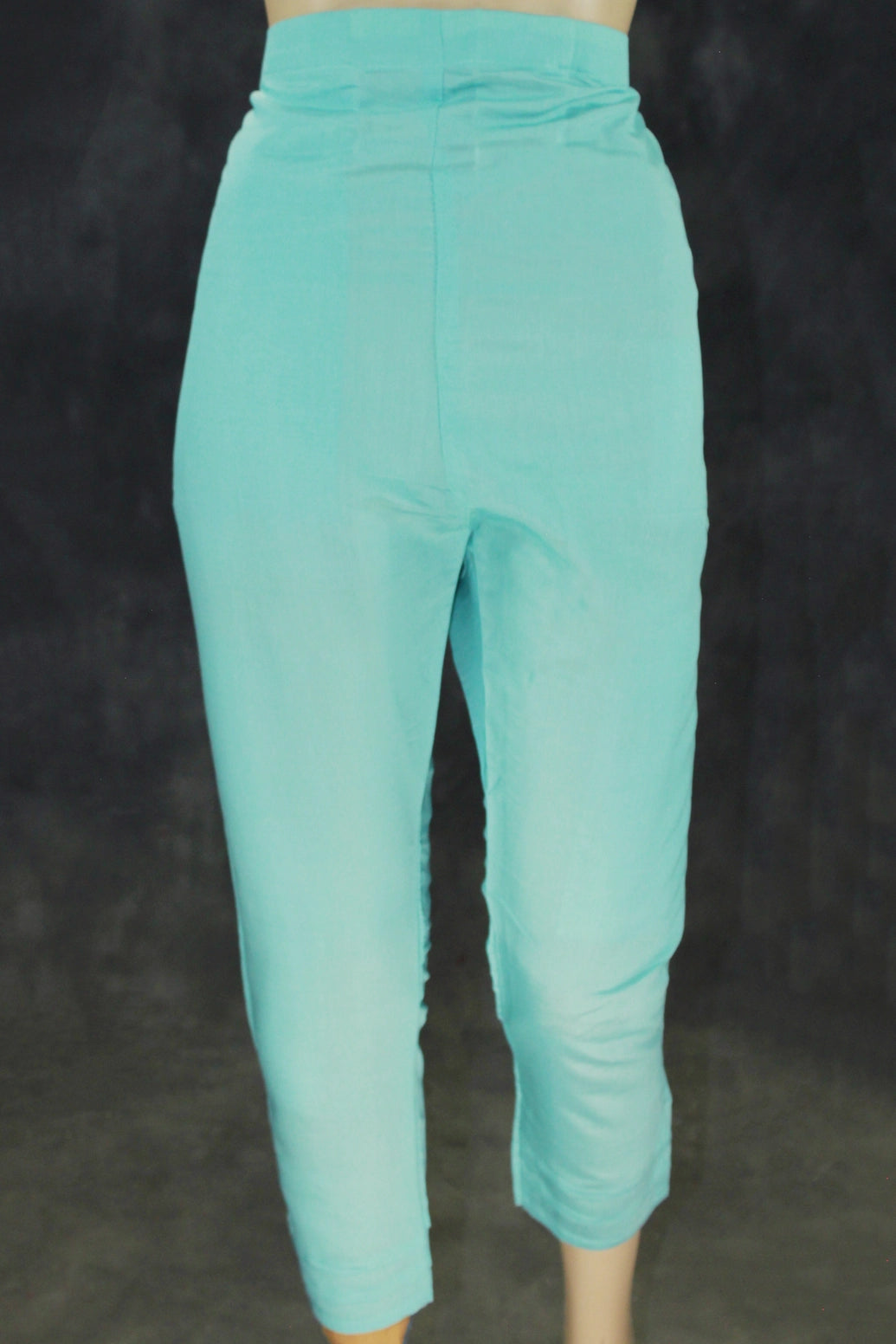 Light Blue Organza Kurti & Dupatta Salwar Set with Khatli Work and Beads-Sequin Embroidery
