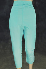 Light Blue Organza Kurti & Dupatta Salwar Set with Khatli Work and Beads-Sequin Embroidery