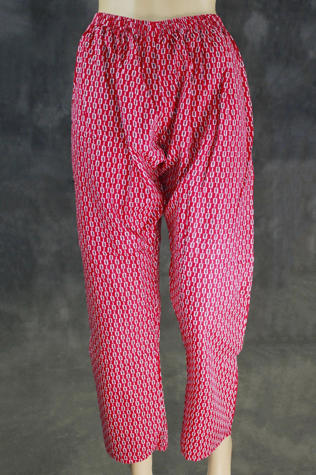 Pink Cotton Printed Kurti and Elastic Pant Set – 2-Piece Ethnic Wear