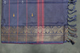 Pink Vaazhai Naar (Banana Pith) Saree with Gold Zari Border and Butta