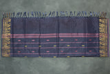 Vaazhai Naar (Banana Pith) Saree with Zari Design Border and All-Over Butta - Dark Peach