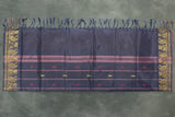 Vaazhai Naar (Banana Pith) Saree with Traditional Zari Border and Small Butta