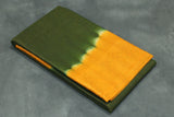 Mehendi Green Sungudi Cotton Saree with Gold Zari Border and Vaira Oosi Pattern Saree JCS Fashions