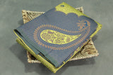 Green Kubera Pattu Saree with Mango Design Border and Matching Blouse