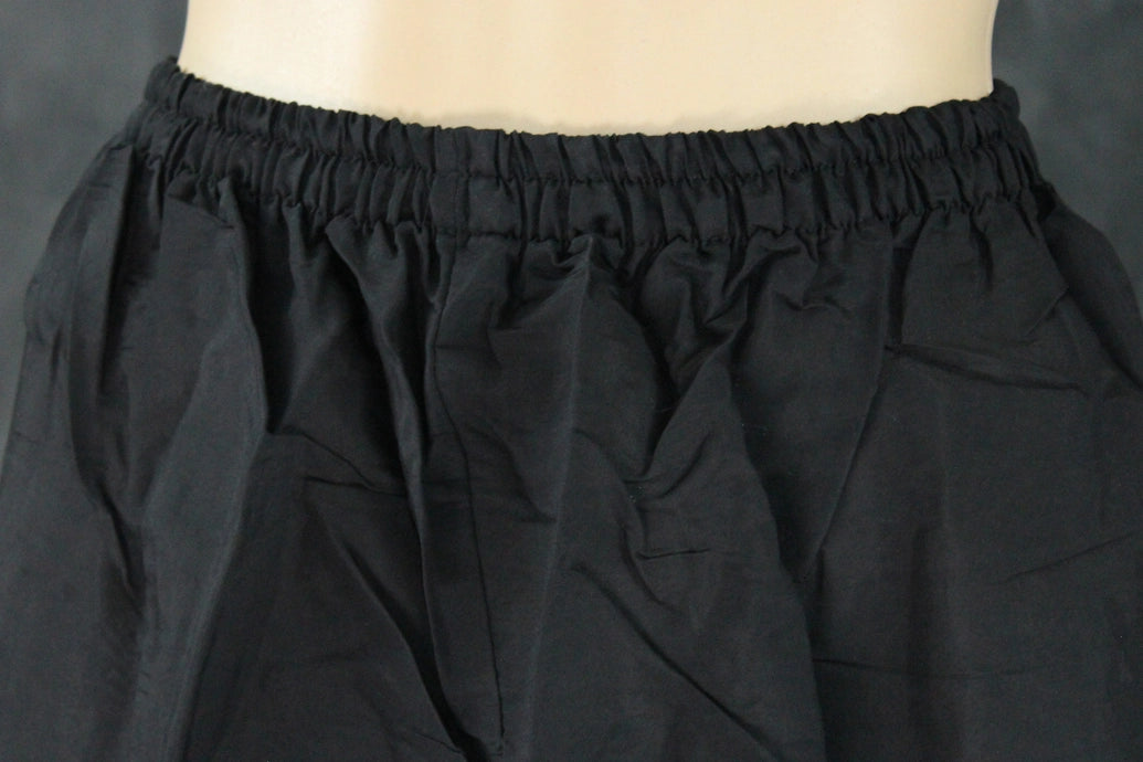 Black Silk 3-Piece Pakistani Salwar Suit with Embroidered V-Neck and Organza Dupatta