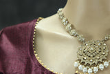 Readymade Padded Puple Raw Silk Blouse - Elbow Sleeve with Back Knot Blouse JCS Fashions