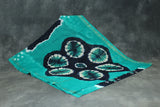 Bandhani Sungudi Cotton Saree with Golden Zari Border-Navy Blue & Teal Saree JCS Fashions