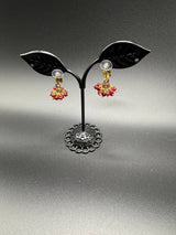 Gold Look Crystal Stud Jhumka Earrings - Traditional Fashion Jewelry Jewelry JCS Fashions
