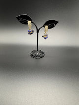 Gold Look Crystal Stud Jhumka Earrings - Traditional Fashion Jewelry Jewelry JCS Fashions