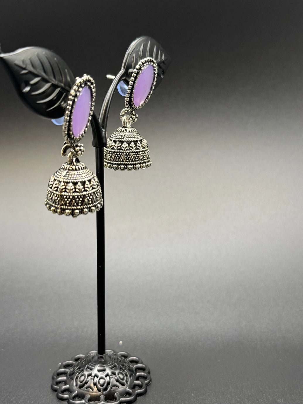 Oxidized Silver Jhumka Earrings for Women - Stylish Traditional Jewelry Jewelry JCS Fashions