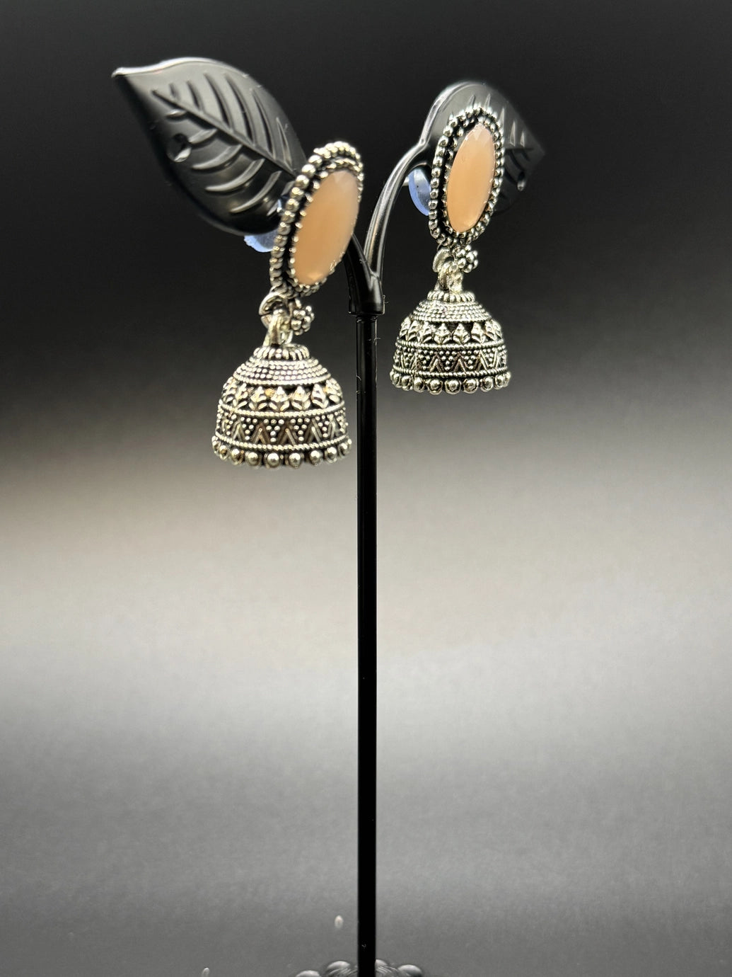 Oxidized Silver Jhumka Earrings for Women - Stylish Traditional Jewelry Jewelry JCS Fashions