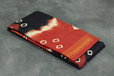 Sungudi Cotton Bandhani Saree with Golden Zari Border - Black & Brown Saree JCS Fashions