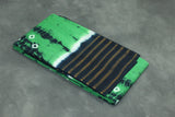 Green Sungudi Cotton Bandhani Saree with Golden Zari Border- 5.5m Saree JCS Fashions