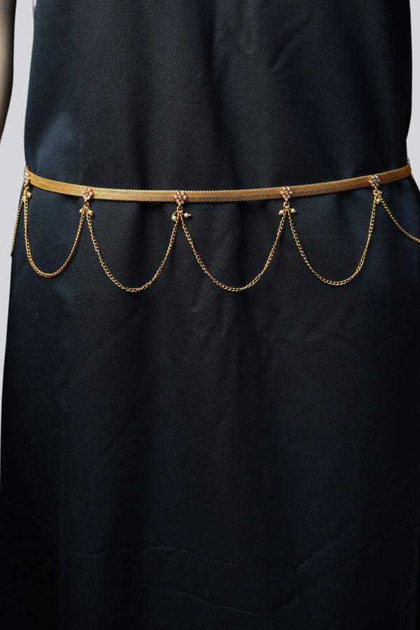 Chic Matte-Finish Hip Chain - Elegant Accessory for Modern, Stylish Look